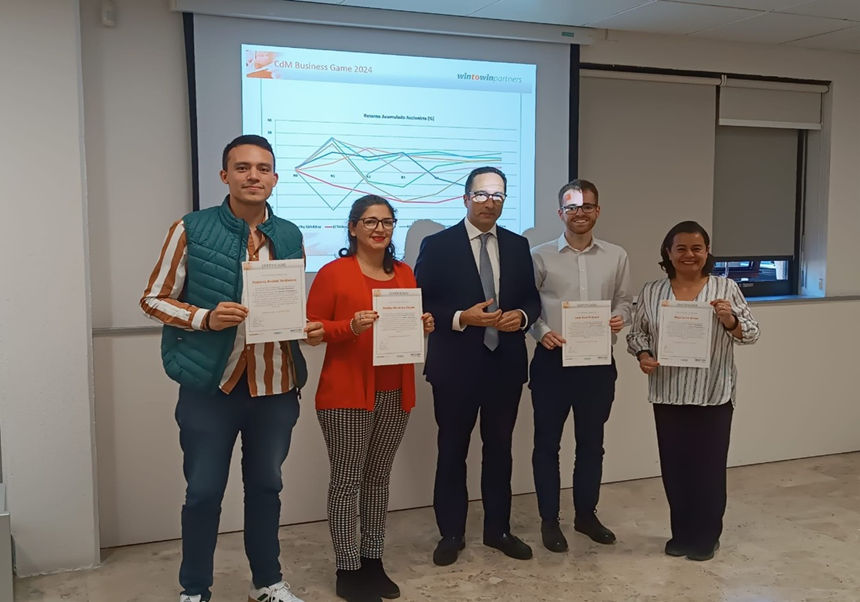 Fotografía equipo Masterwin del Club de Mentores